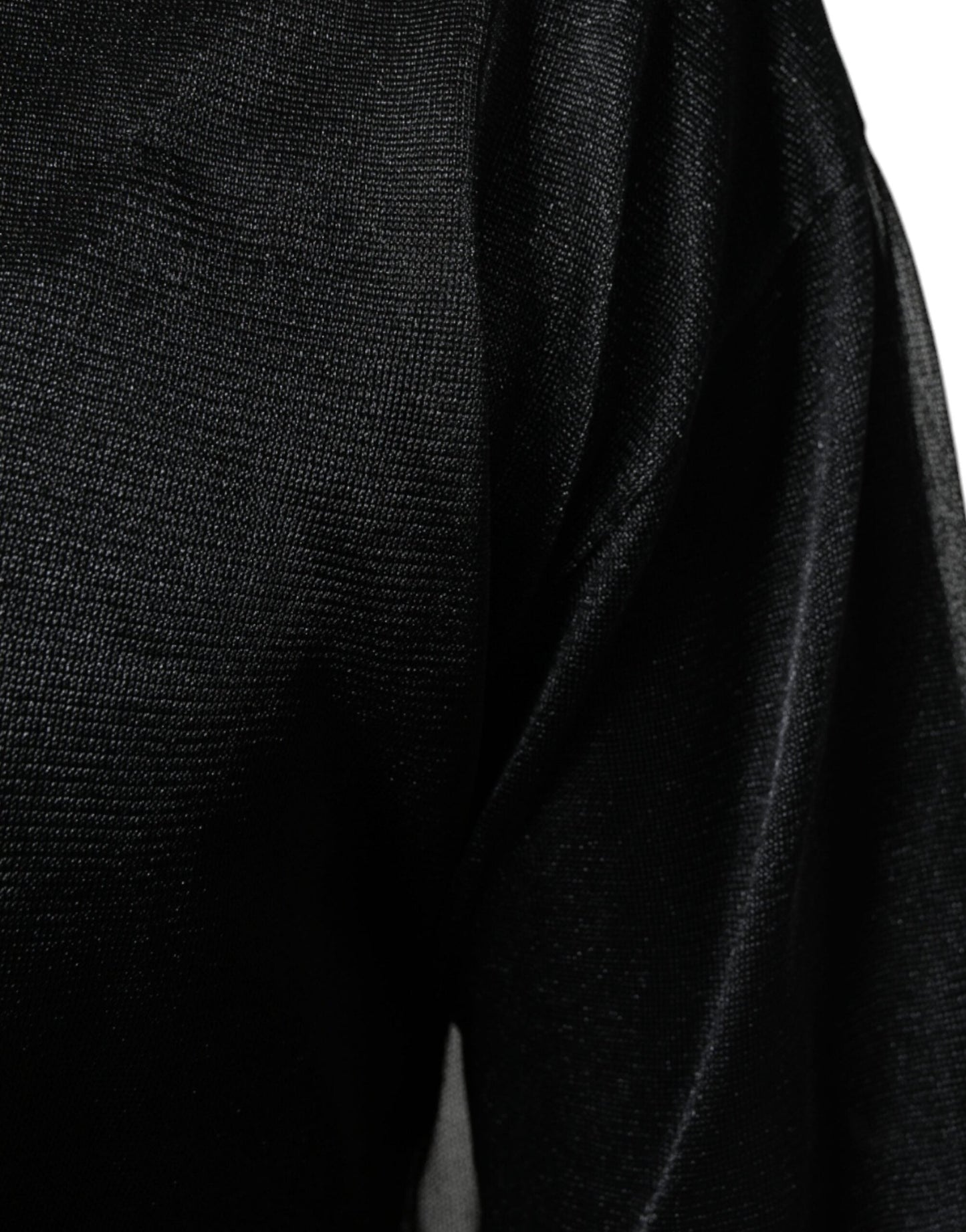 Dolce & Gabbana Black Polyester Pullover Sweatshirt Men's Sweater (Pre-Owned)