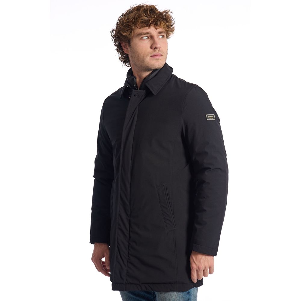 Baldinini Trend Black Polyester Men's Jacket