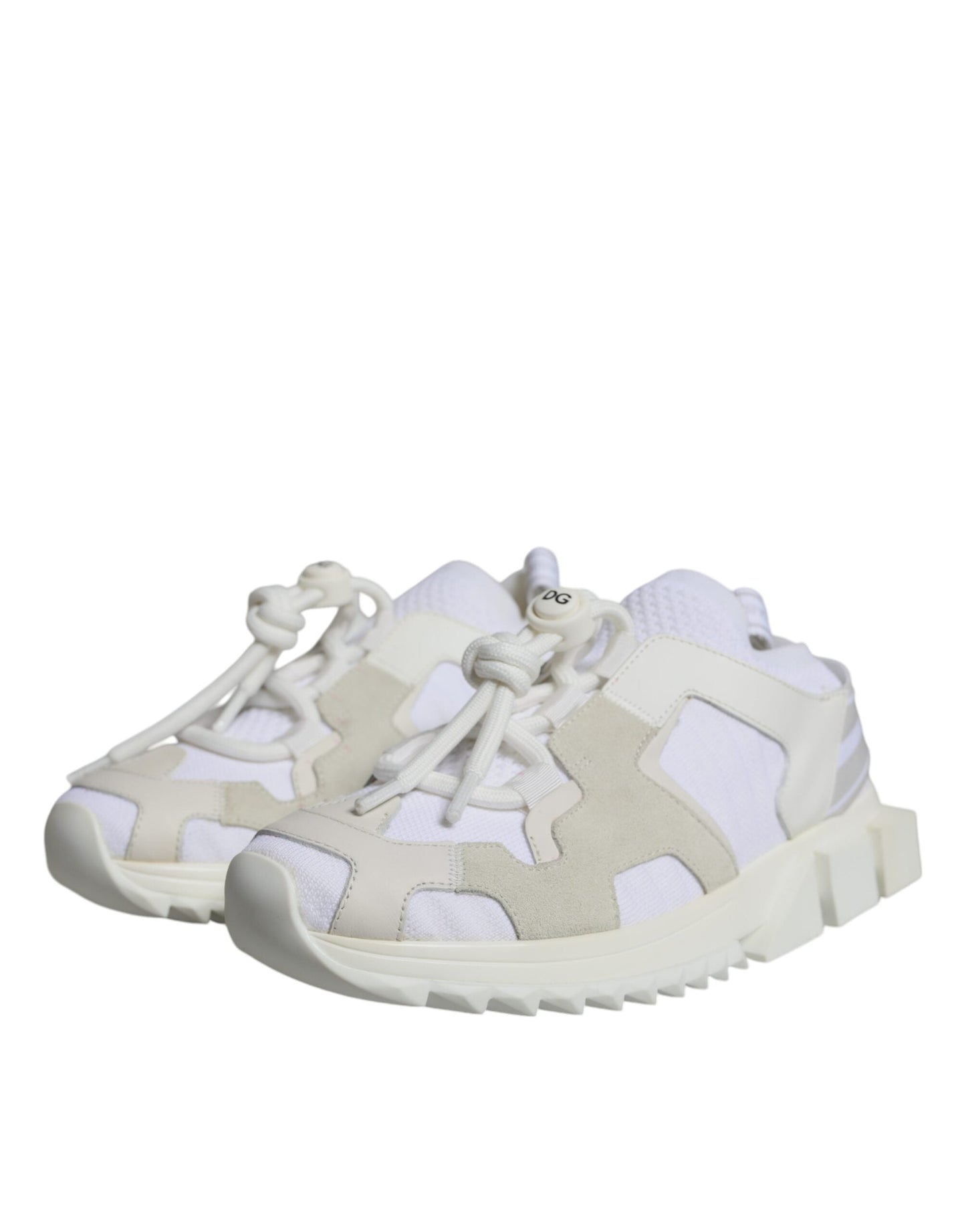 Dolce & Gabbana White Mesh Sorrento Trekking Sneakers Women's Shoes (Pre-Owned)
