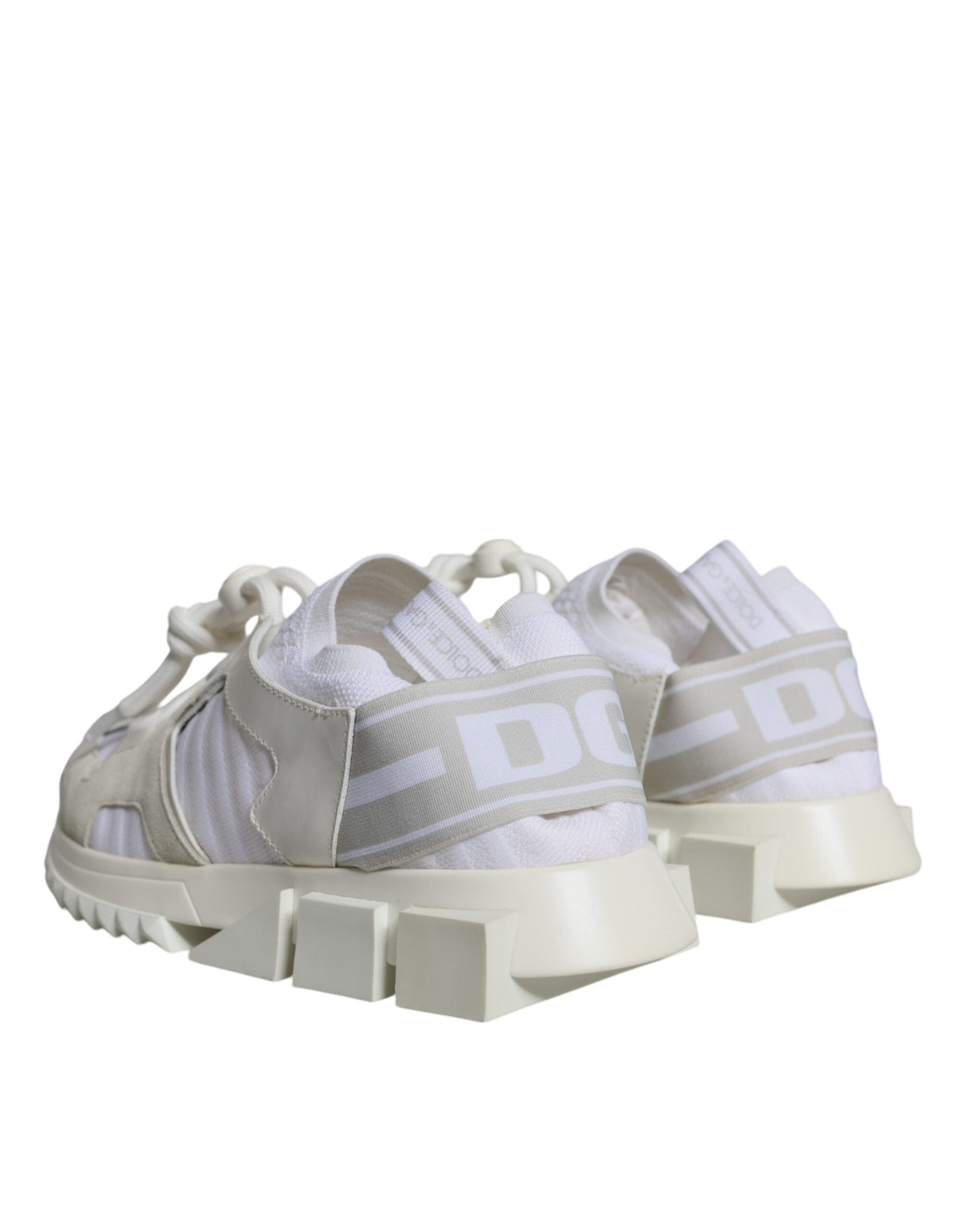 Dolce & Gabbana White Mesh Sorrento Trekking Sneakers Women's Shoes (Pre-Owned)
