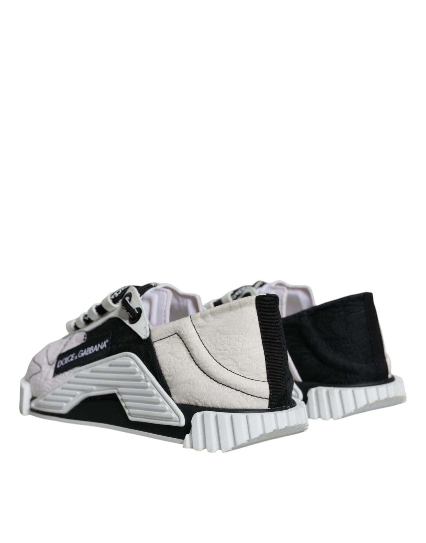 Dolce & Gabbana White Black Low Top NS1 Sneakers Women's Shoes (Pre-Owned)