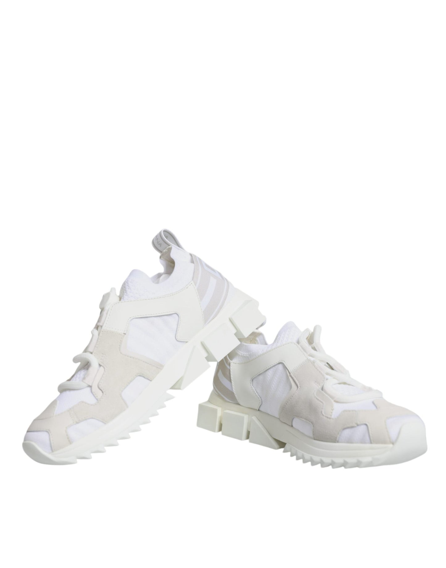 Dolce & Gabbana White Mesh Sorrento Trekking Sneakers Women's Shoes (Pre-Owned)
