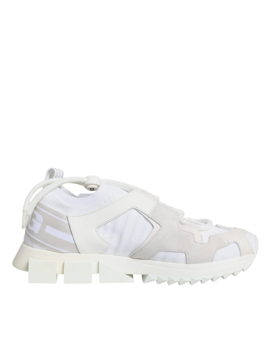 Dolce & Gabbana White Mesh Sorrento Trekking Sneakers Women's Shoes (Pre-Owned)
