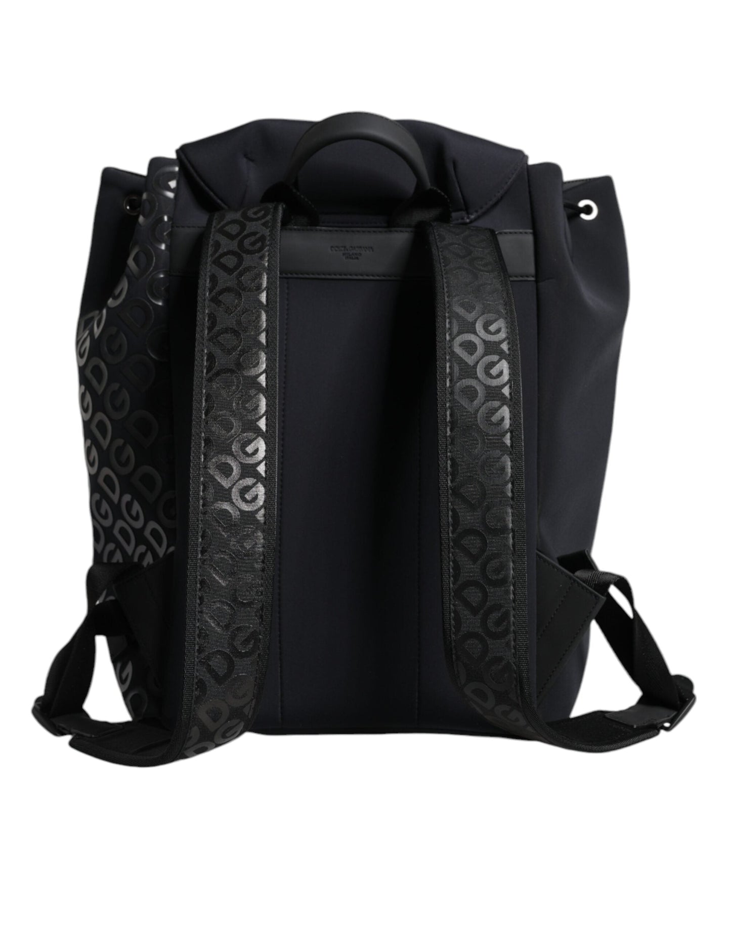Dolce & Gabbana Black DG Mania Neoprene Travel Back Pack Women's Bag (Pre-Owned)
