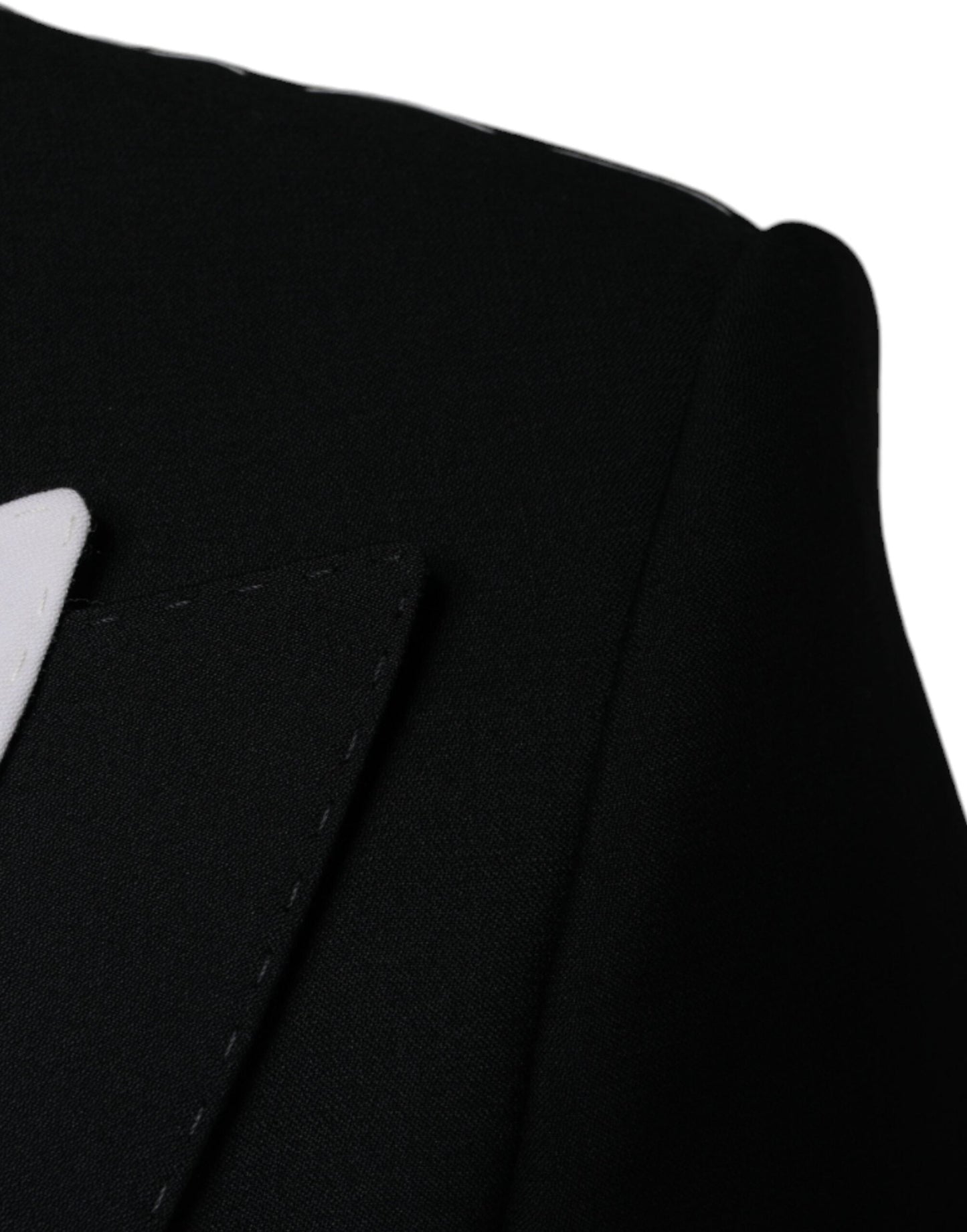 Dolce & Gabbana Black White Single Breasted Dress Men's Blazer