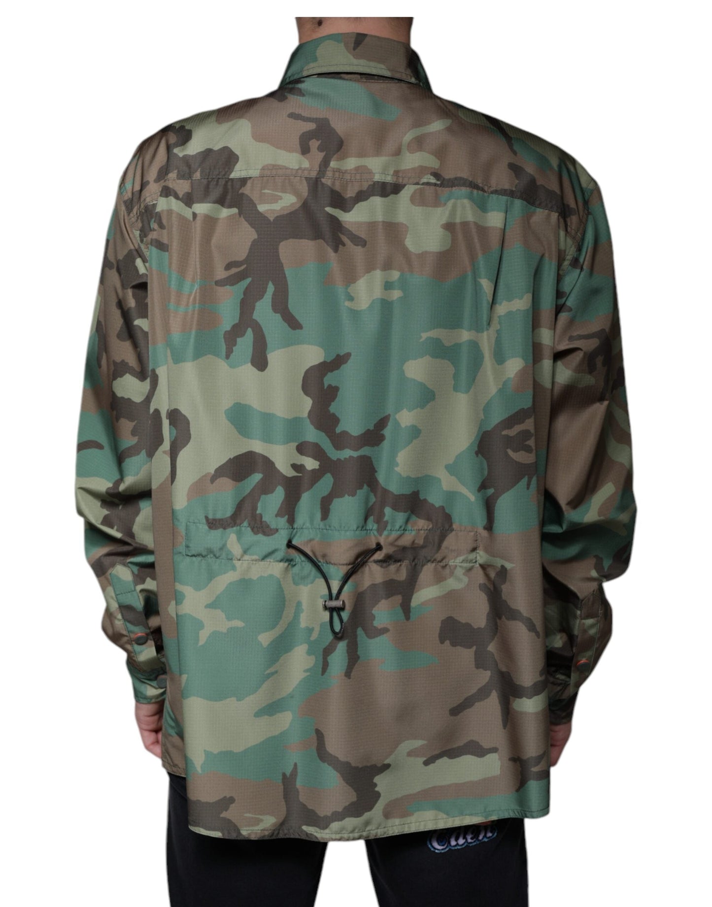 Dolce & Gabbana Multicolor Camouflage Button Down Men's Shirt (Pre-Owned)