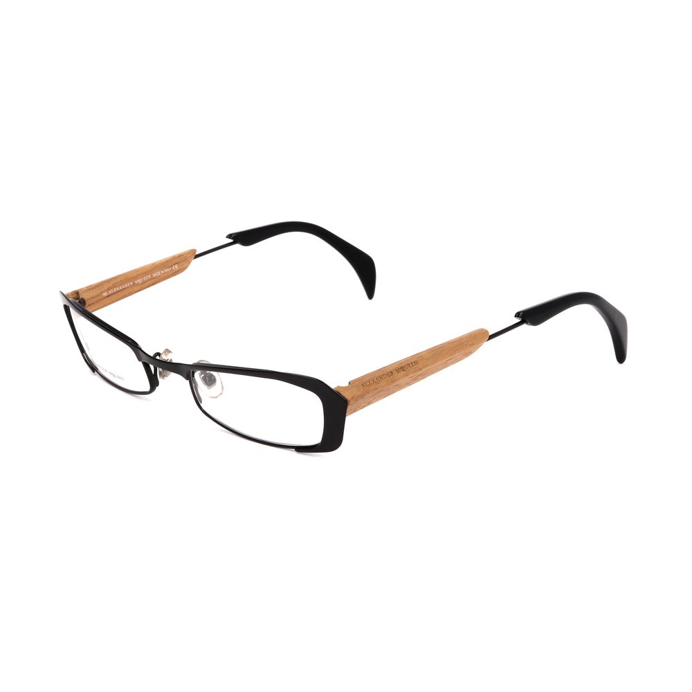 Alexander McQueen Black Metal Glasses  (Frames)