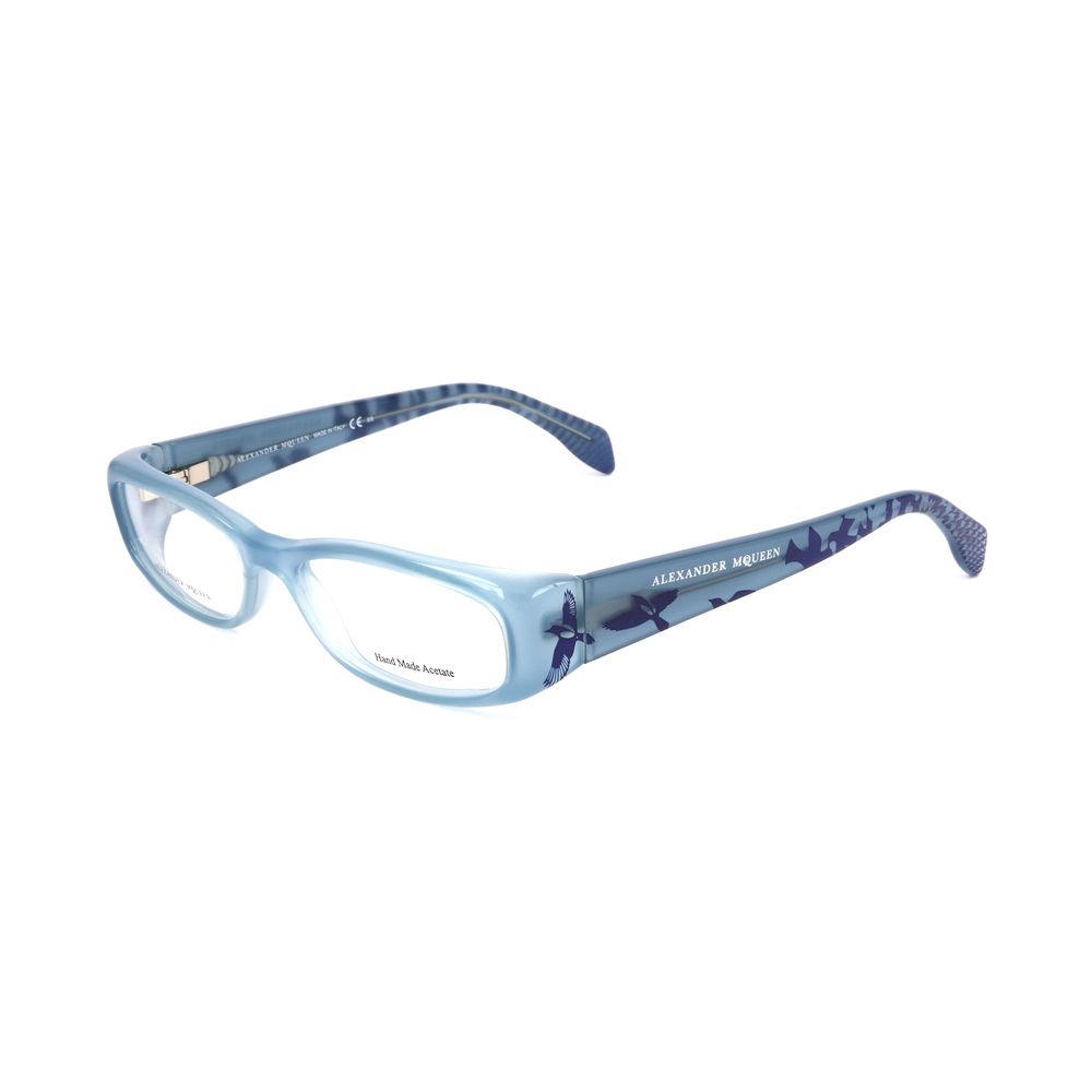 Alexander McQueen Blue Acetate Glasses Women's (Frames)