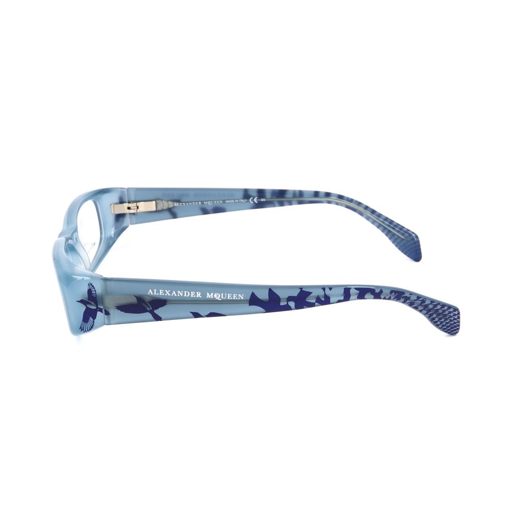 Alexander McQueen Blue Acetate Glasses Women's (Frames)