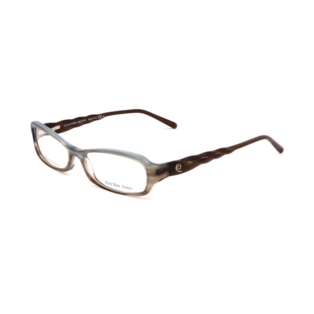 Alexander McQueen Brown Acetate Glasses Women's (Frames)