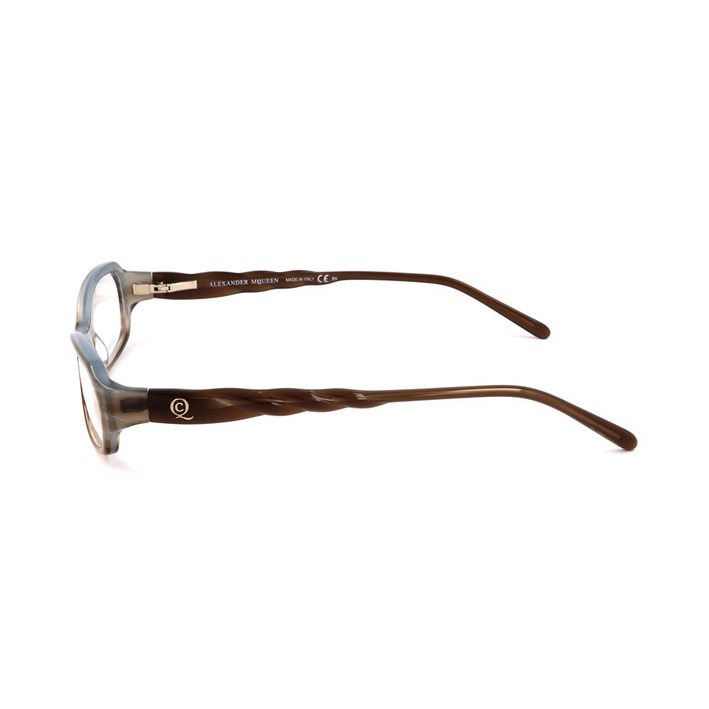 Alexander McQueen Brown Acetate Glasses Women's (Frames)