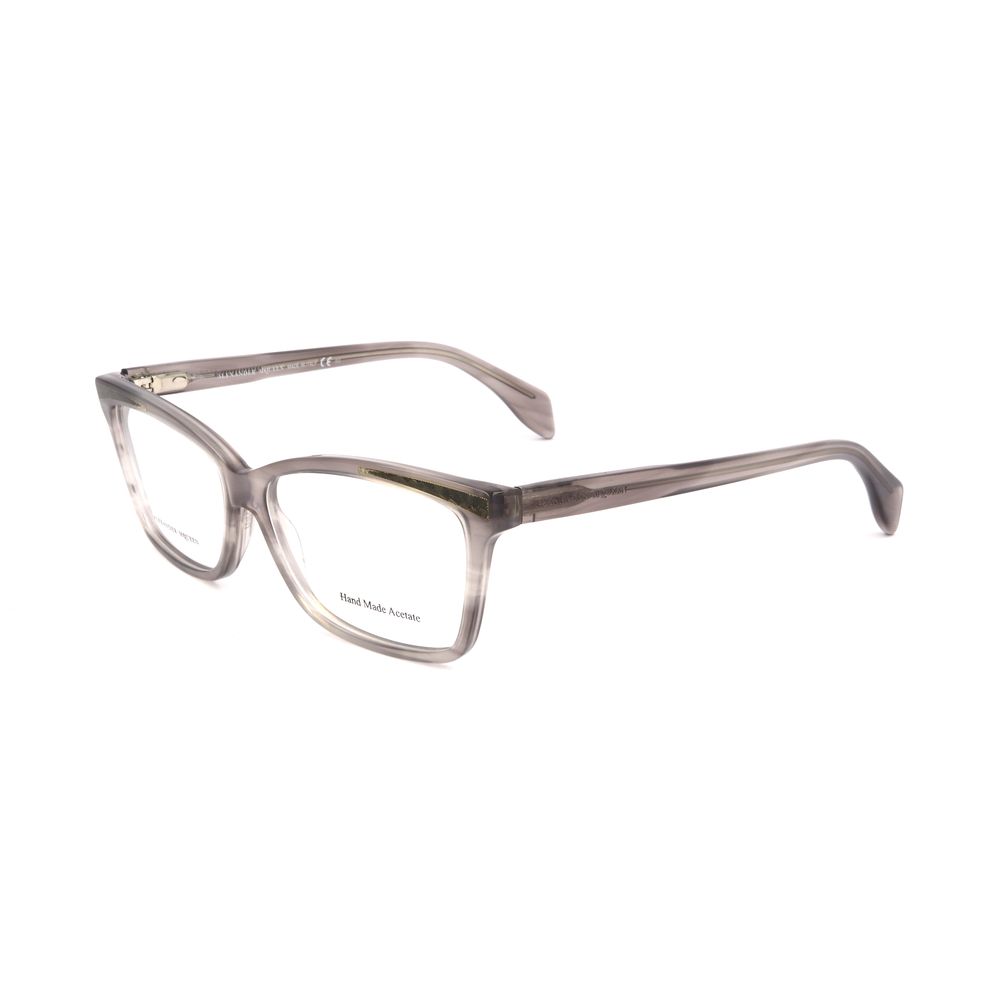 Alexander McQueen Gray Acetate Glasses Women's (Frames)