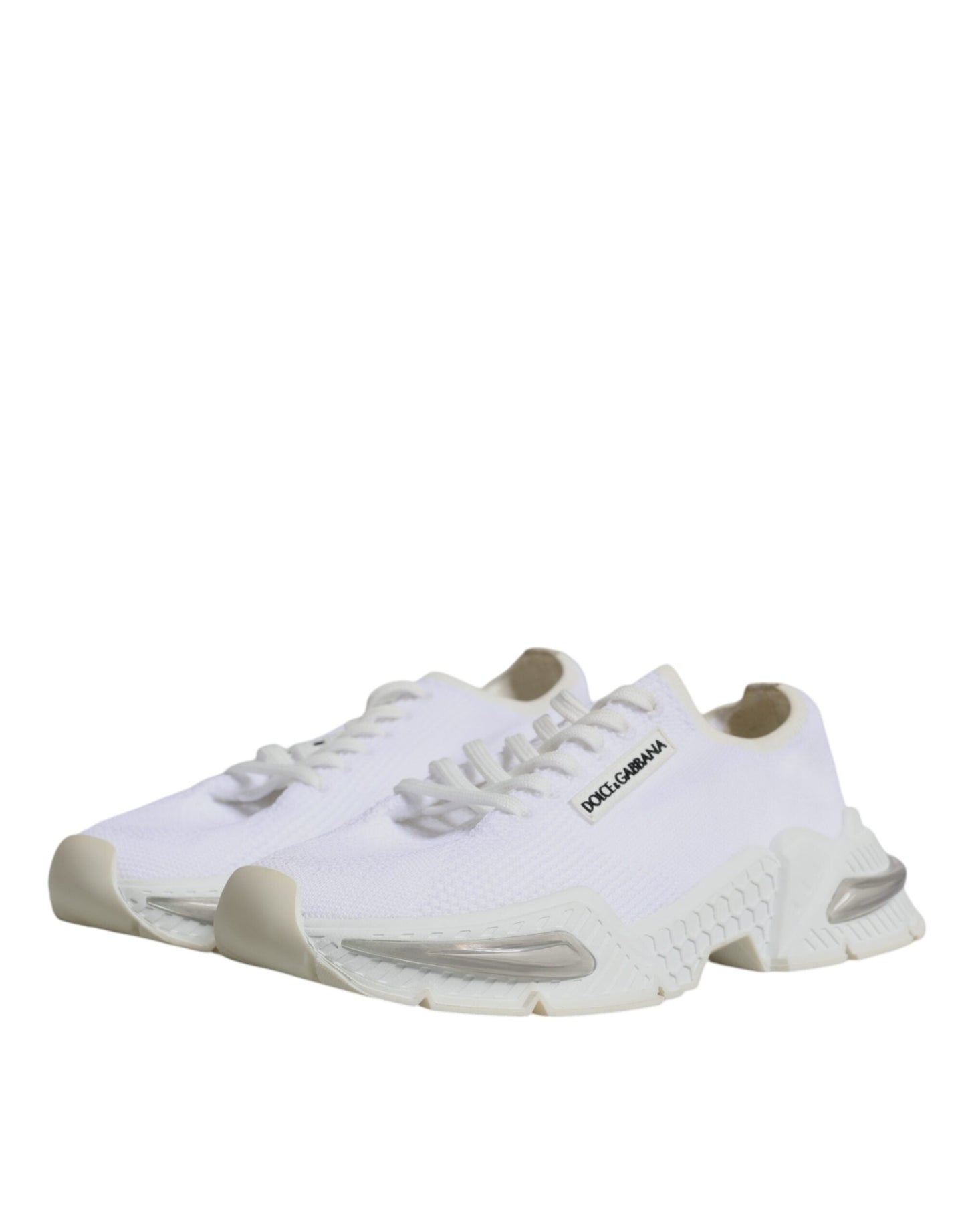 Dolce & Gabbana White Airmaster Low Top Men Sneakers Men's Shoes (Pre-Owned)