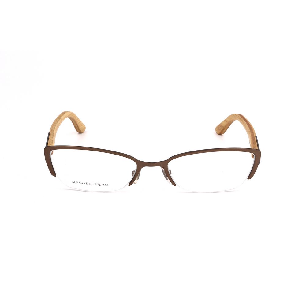 Alexander McQueen Bicolor Metal Glasses Women's (Frames)