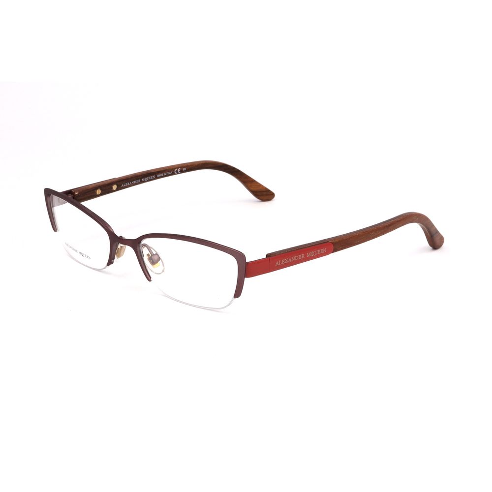 Alexander McQueen Bicolor Metal Glasses Women's (Frames)