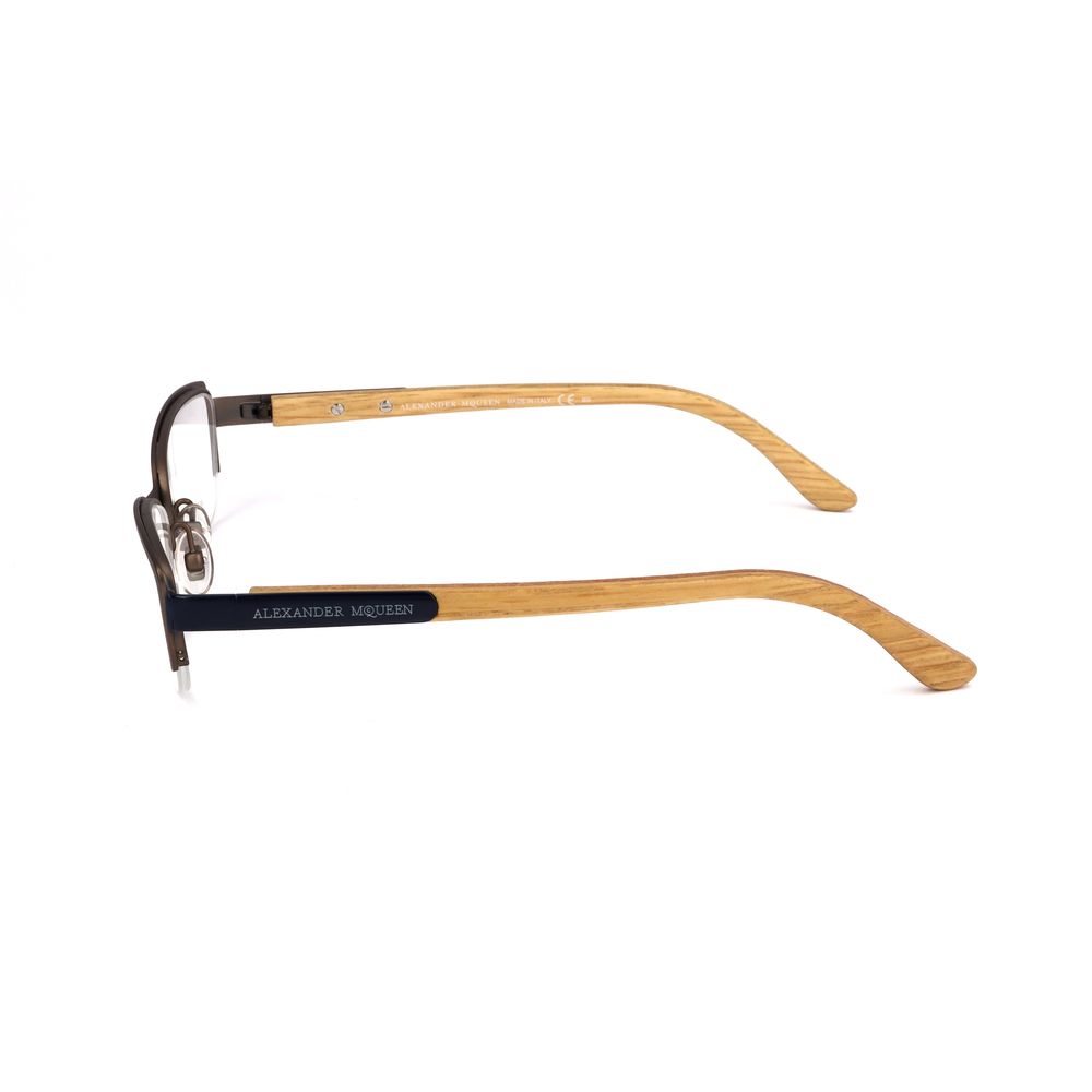 Alexander McQueen Bicolor Metal Glasses Women's (Frames)