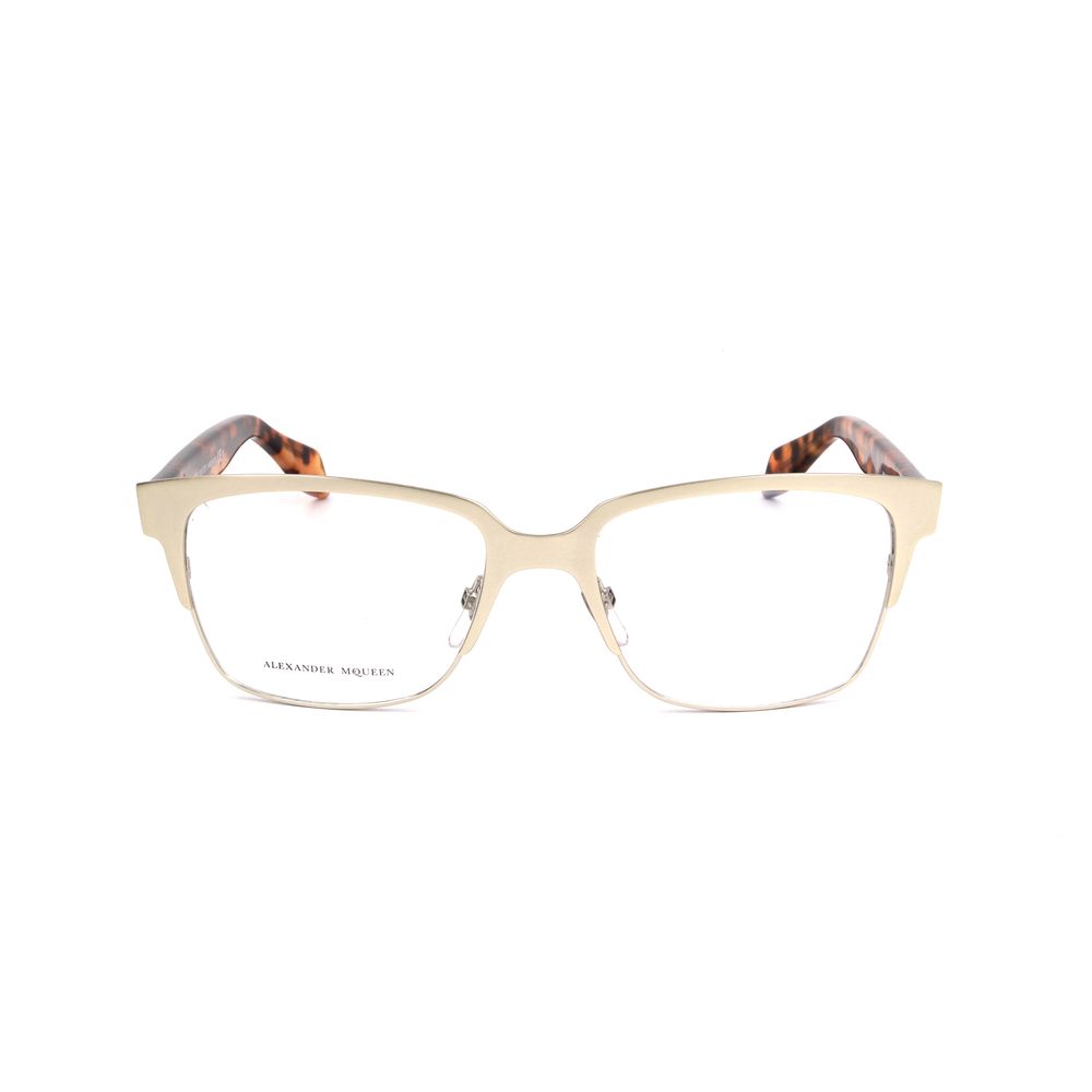 Alexander McQueen Bicolor Metal Glasses Women's (Frames)