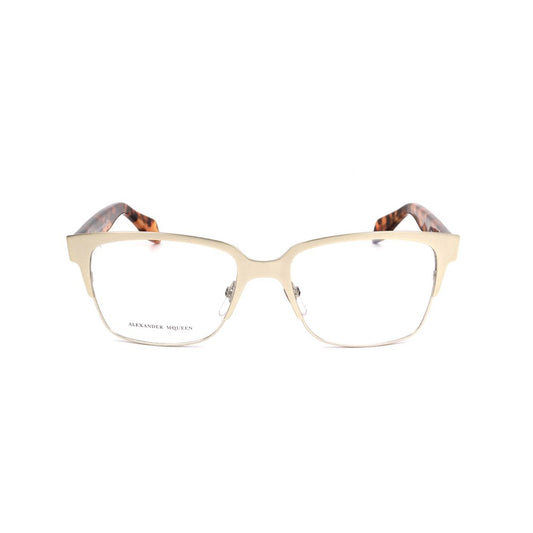 Alexander McQueen Bicolor Metal Glasses Women's (Frames)