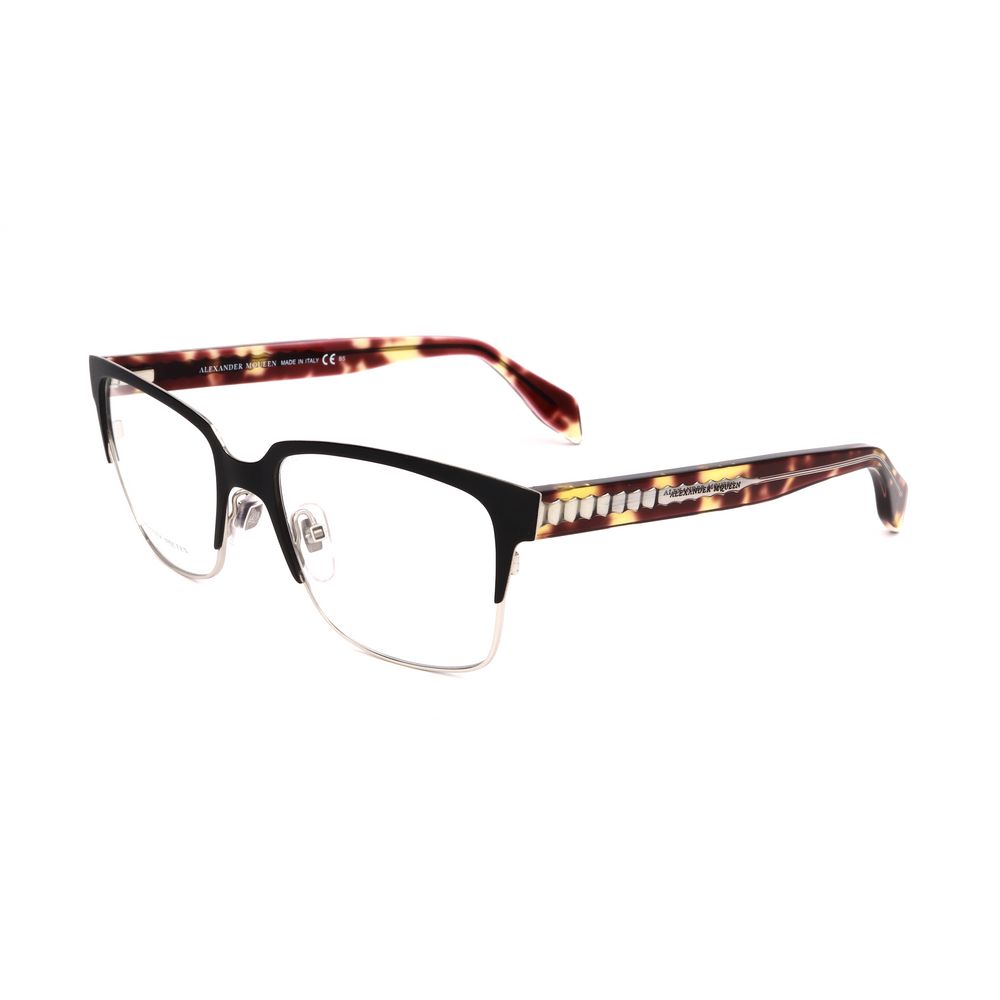 Alexander McQueen Bicolor Metal Glasses Women's (Frames)