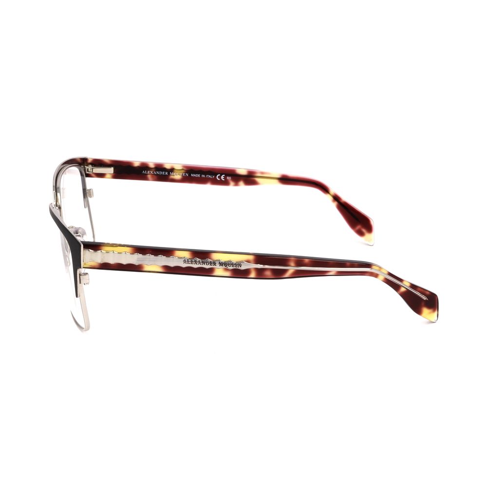 Alexander McQueen Bicolor Metal Glasses Women's (Frames)