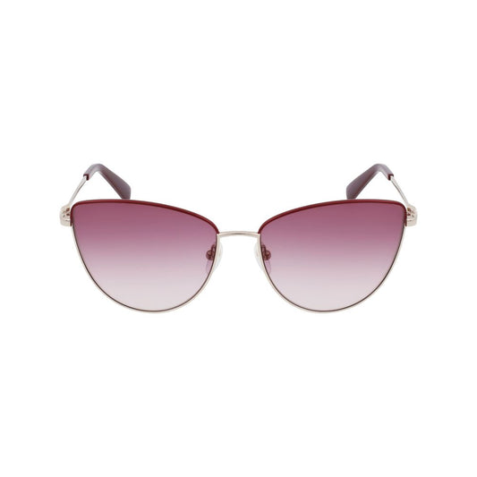 Longchamp Gold Metal Women's Sunglasses