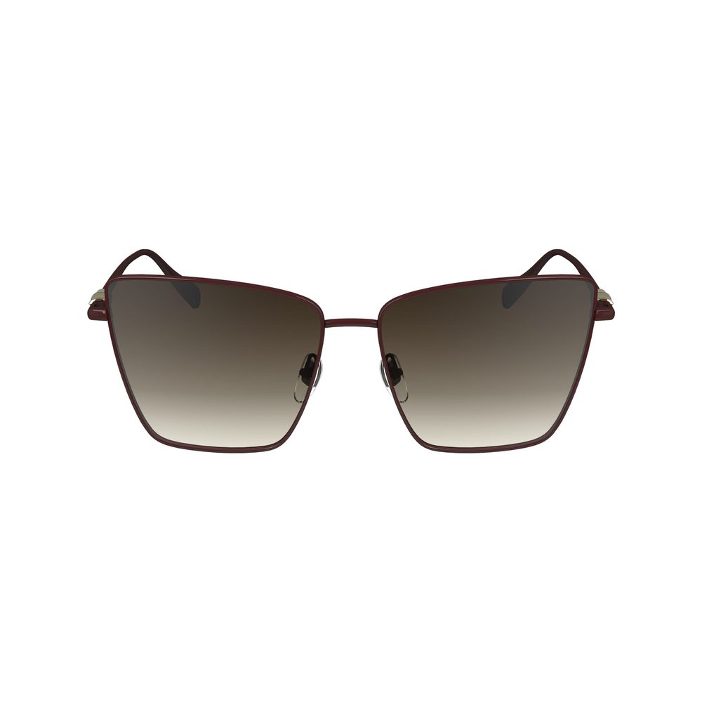 Longchamp Red Metal Women's Sunglasses