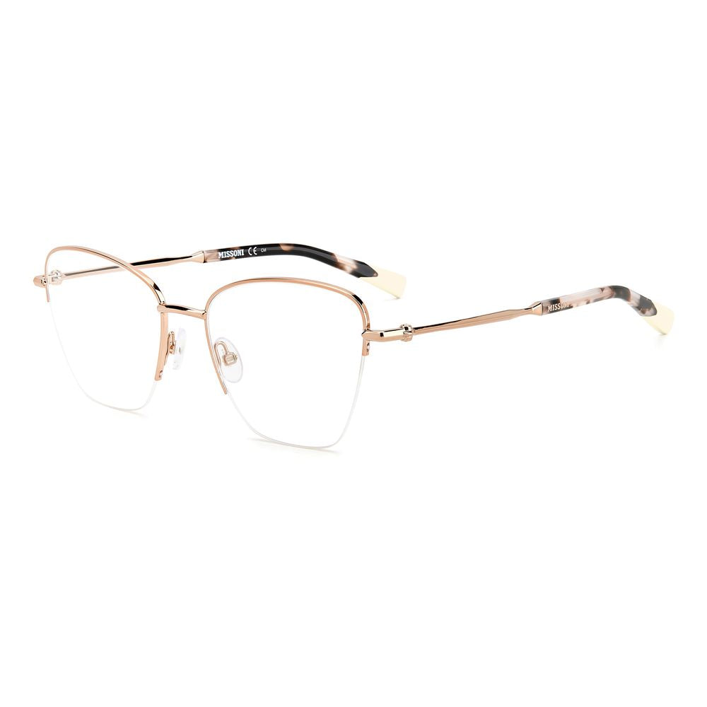 Missoni Gold Stainless Steel Glasses Women's (Frames)