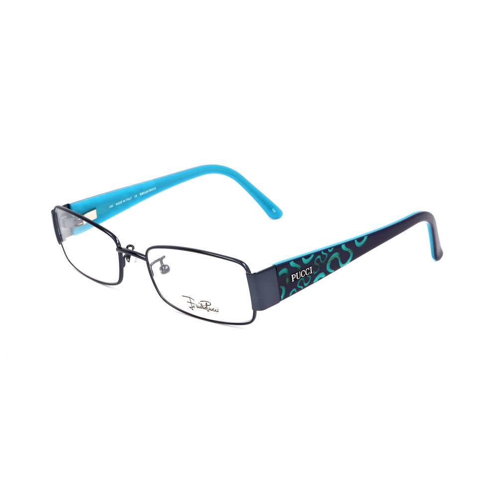Emilio Pucci Blue Metal Glasses Women's (Frames)