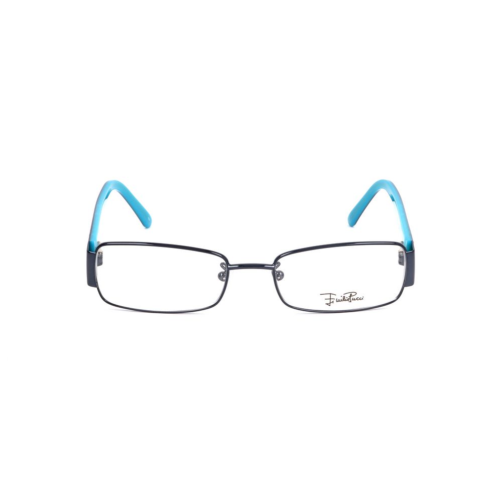 Emilio Pucci Blue Metal Glasses Women's (Frames)
