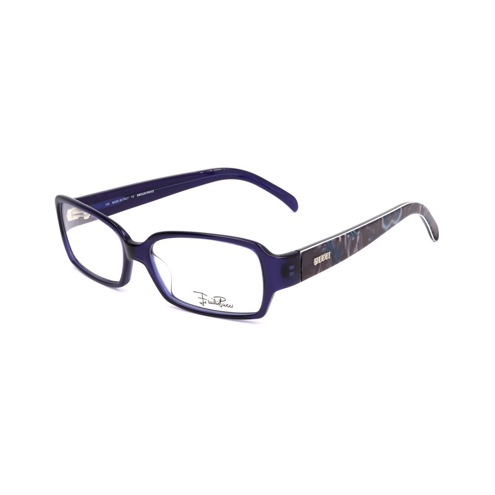 Emilio Pucci Blue Plastic Glasses Women's (Frames)