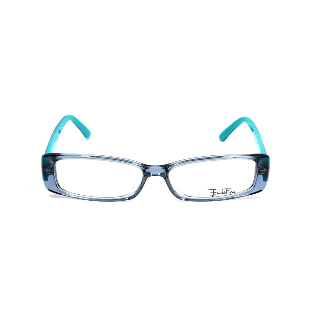 Emilio Pucci Blue Plastic Glasses Women's (Frames)