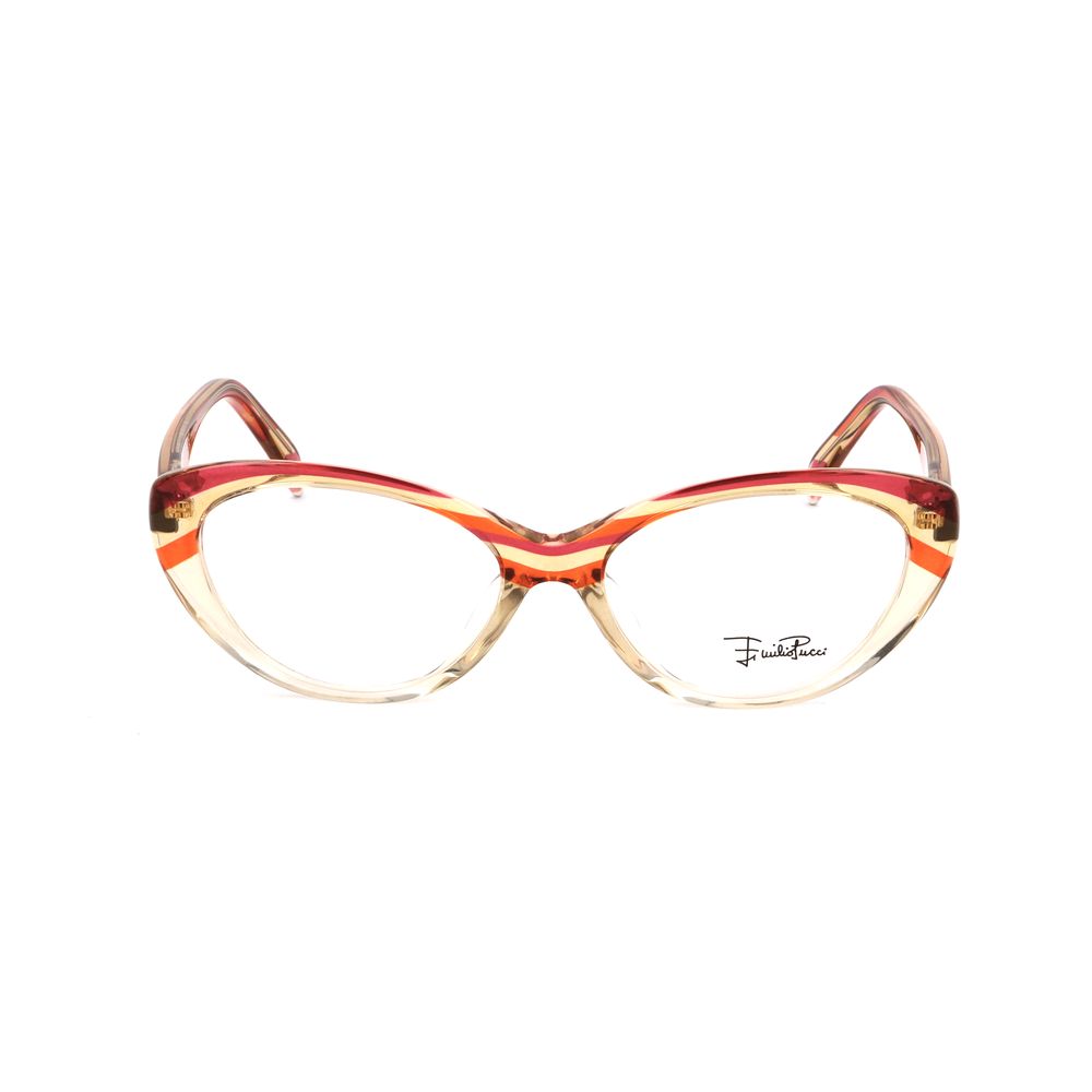 Emilio Pucci Multicolor Plastic Glasses Women's (Frames)