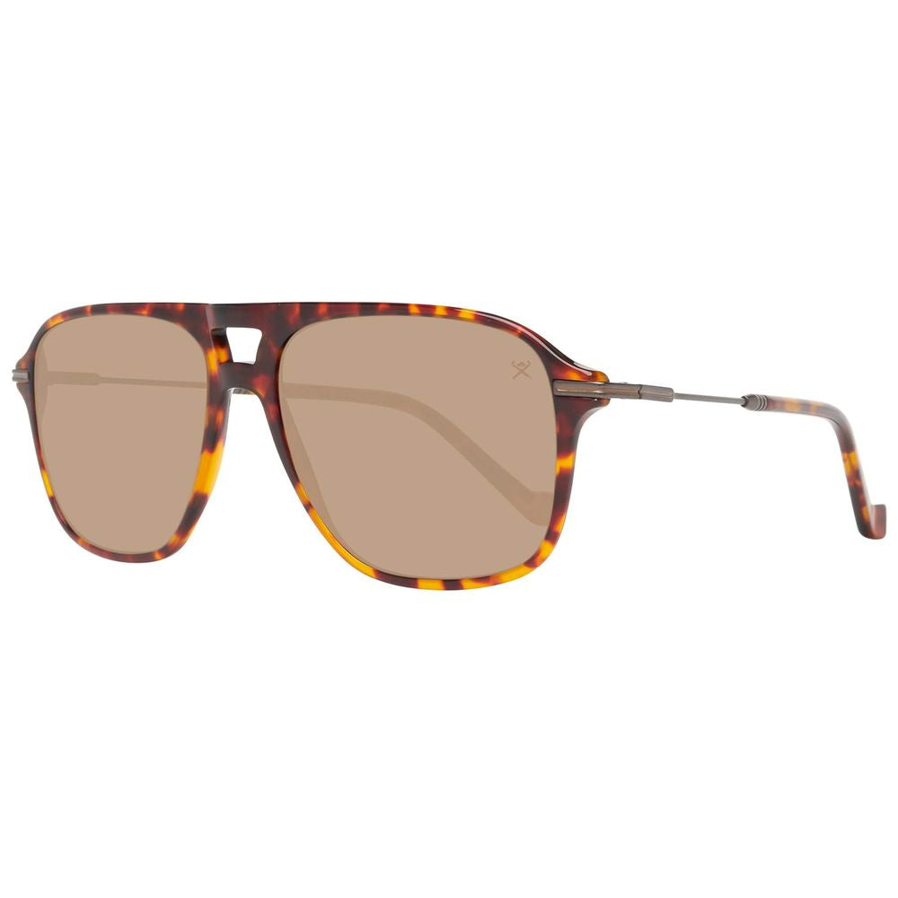 Hackett Brown Acetate Men's Sunglasses