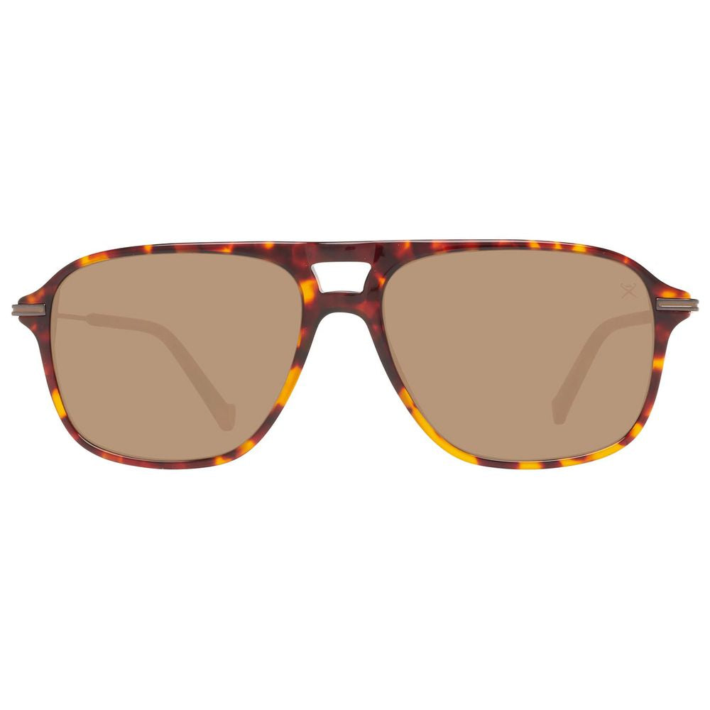 Hackett Brown Acetate Men's Sunglasses