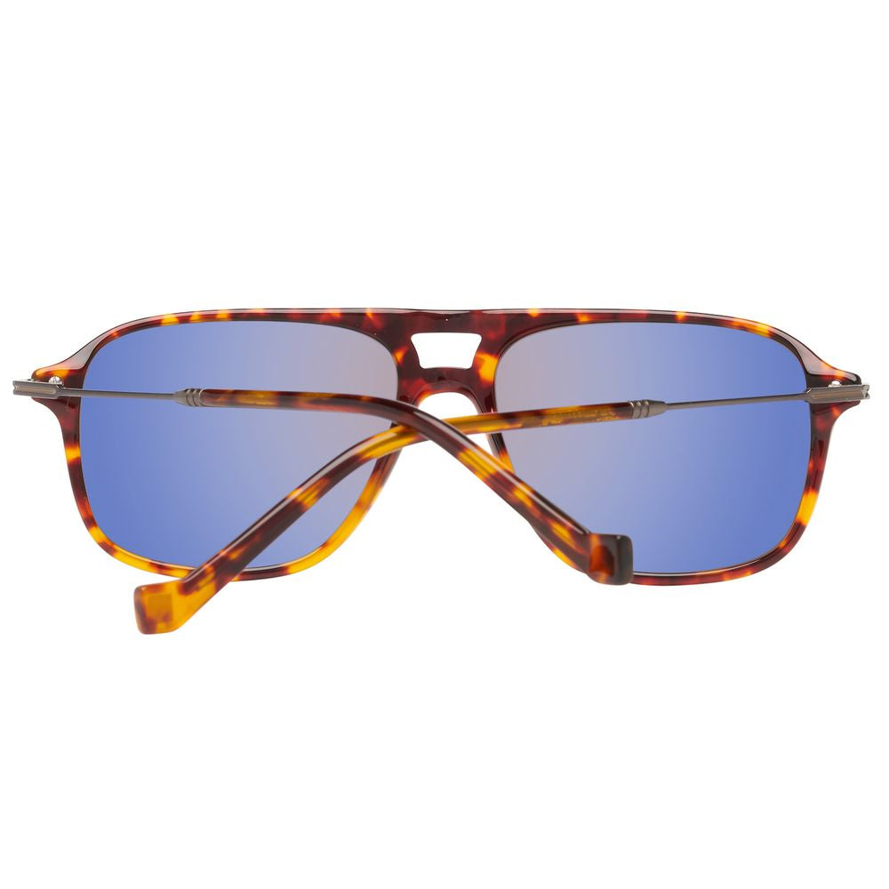 Hackett Brown Acetate Men's Sunglasses