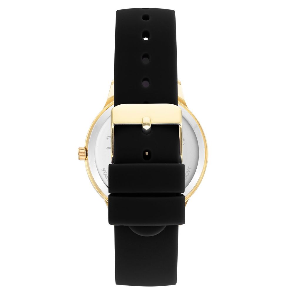 Juicy Couture Black Synthetic Dress Women's Watch