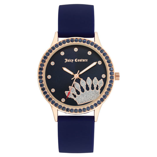 Juicy Couture Blue Synthetic Bracelet Women's Watch