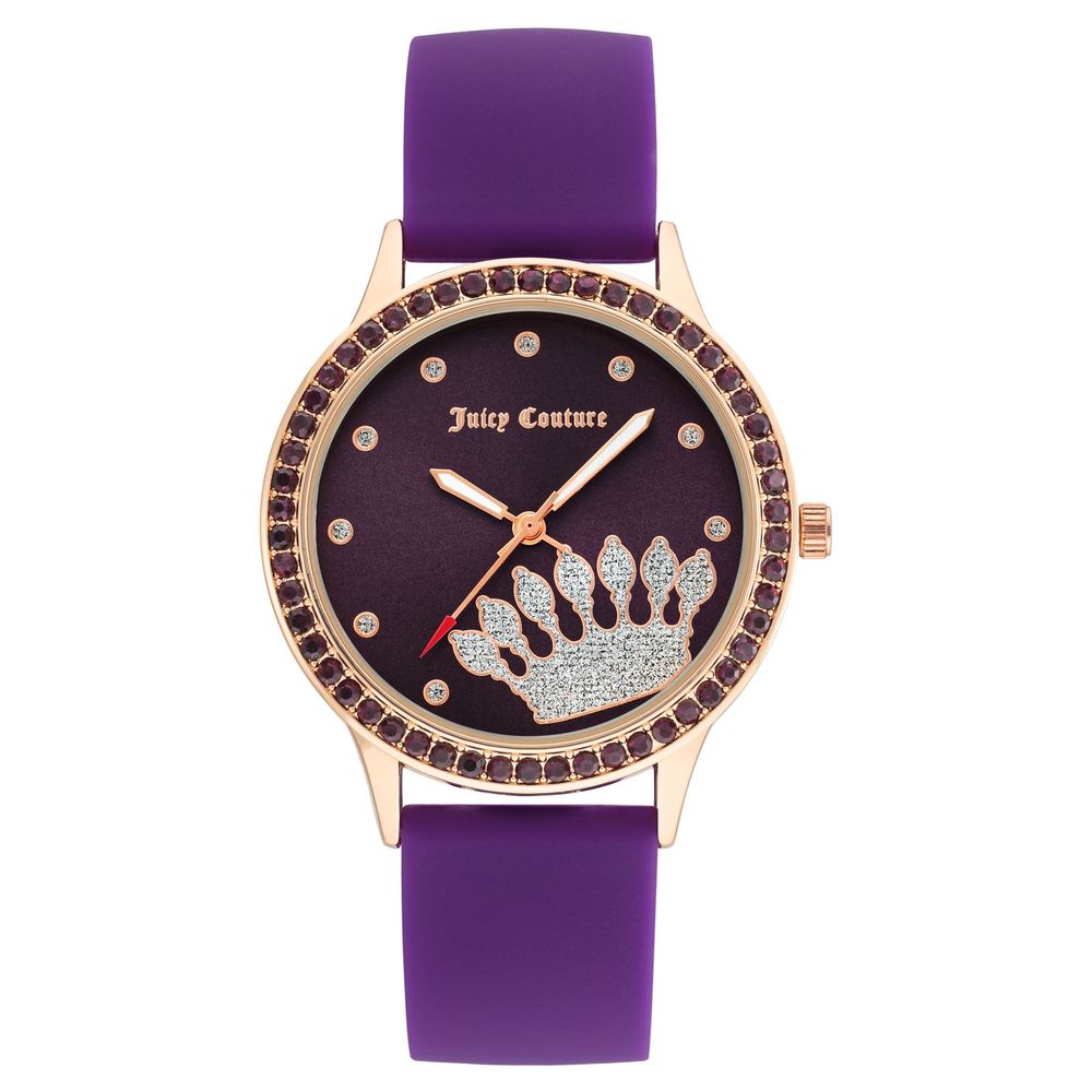 Juicy Couture Purple Synthetic Dress Women's Watch