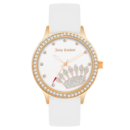 Juicy Couture White Synthetic Dress Women's Watch