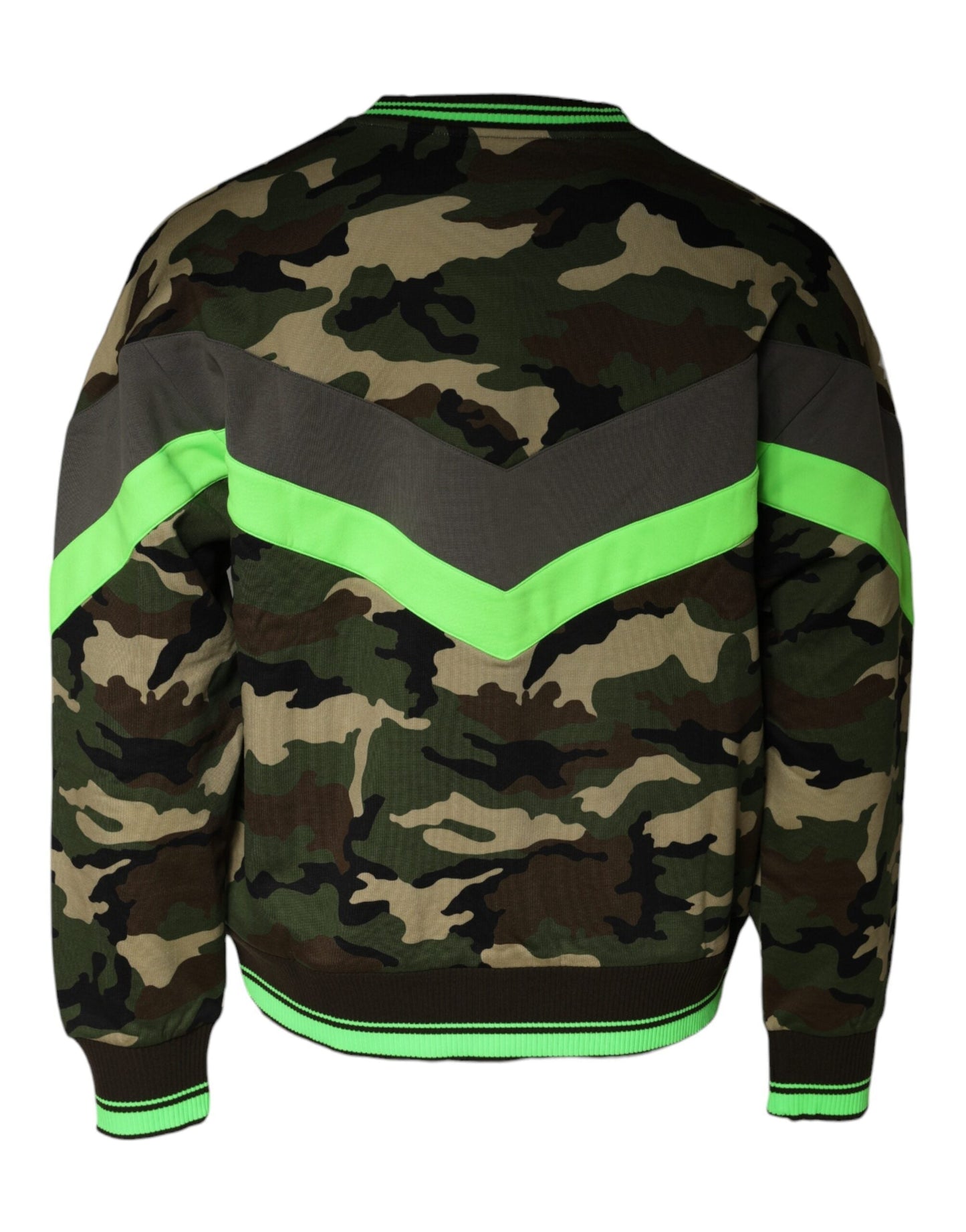 Dolce & Gabbana Multicolor Camouflage Sweatshirt Men's Sweater (Pre-Owned)