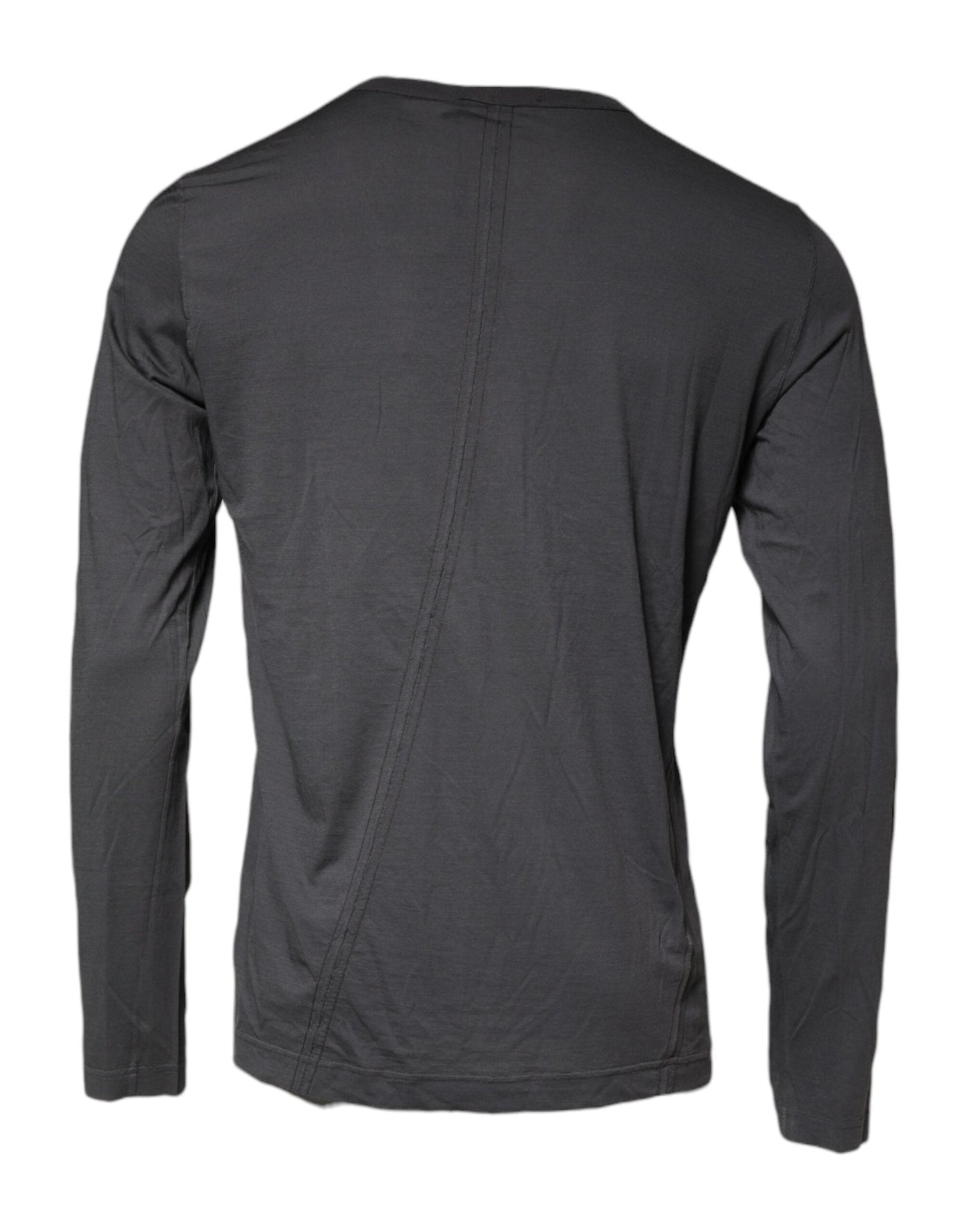 Dolce & Gabbana Gray Crown Bee Embroidery Pullover Men's Sweater (Pre-Owned)