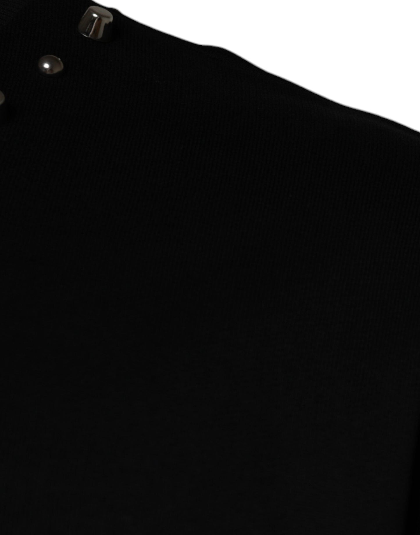 Dolce & Gabbana Black Logo Stud Pullover Sweatshirt Men's Sweater (Pre-Owned)