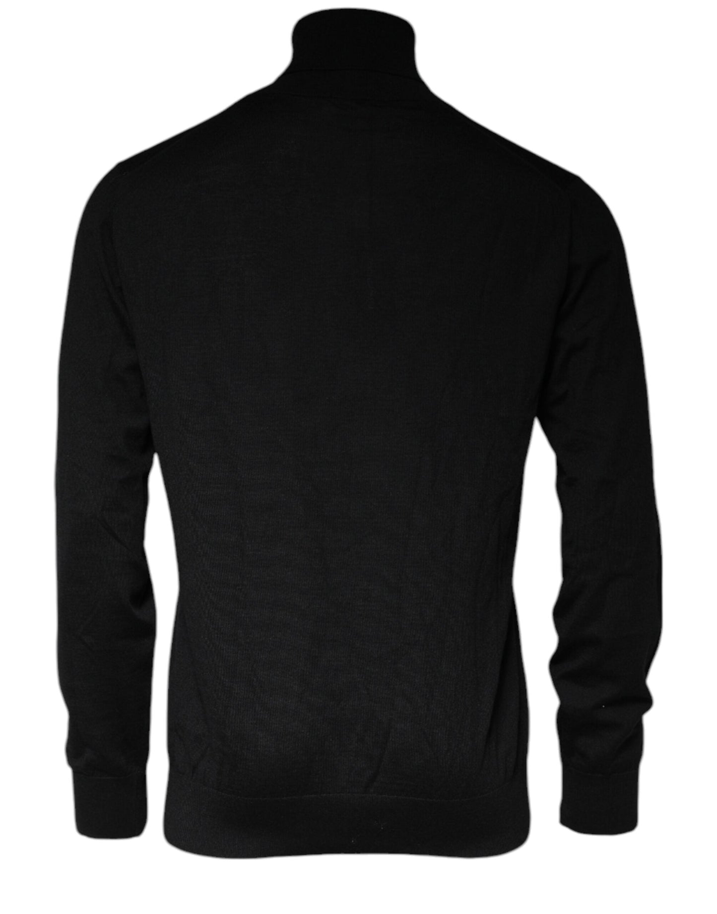Dolce & Gabbana Black Long Sleeve Turtleneck Men Pullover Men's Sweater (Pre-Owned)