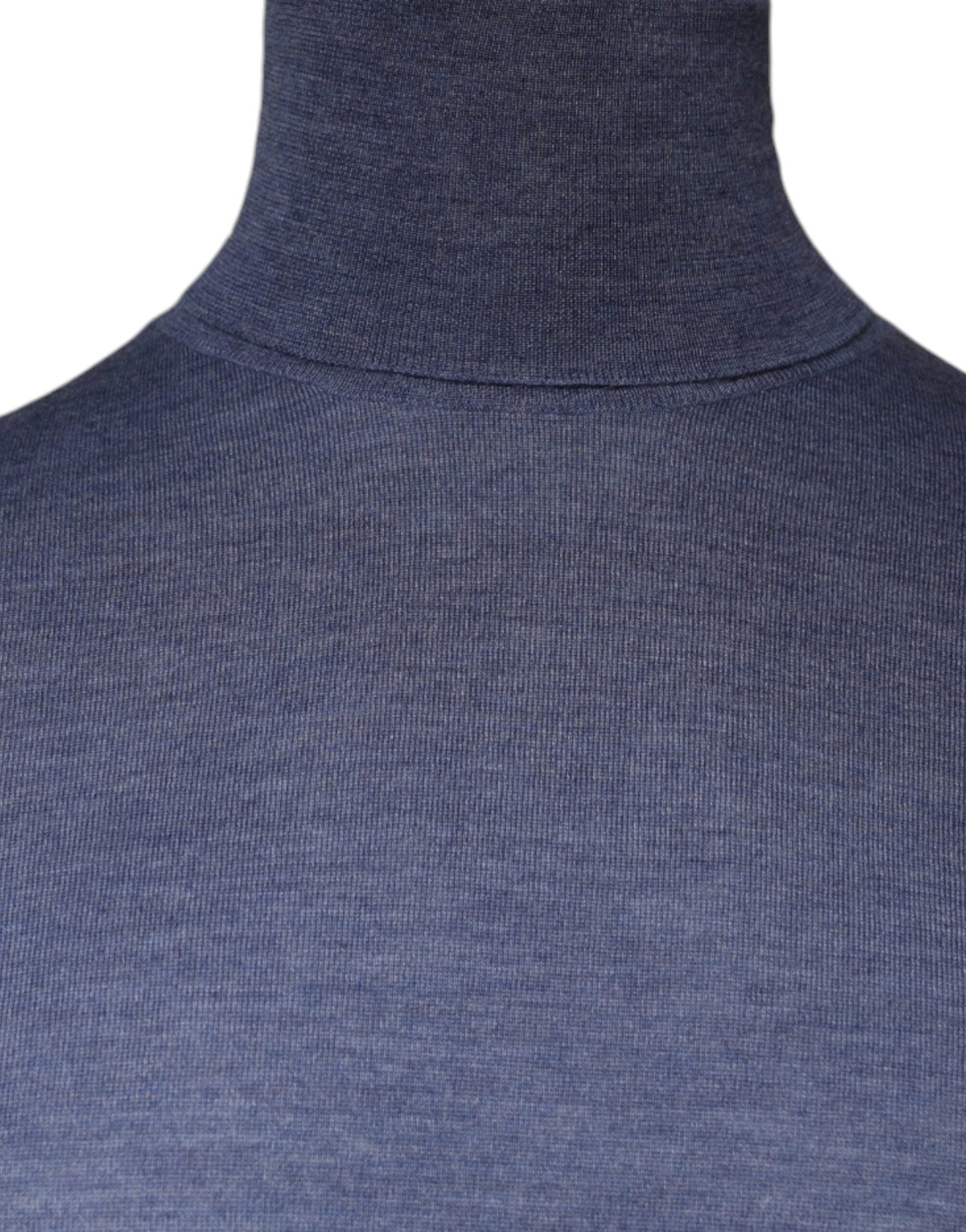 Dolce & Gabbana Purple Blue Long Sleeve Turtleneck Pullover Men's Sweater (Pre-Owned)