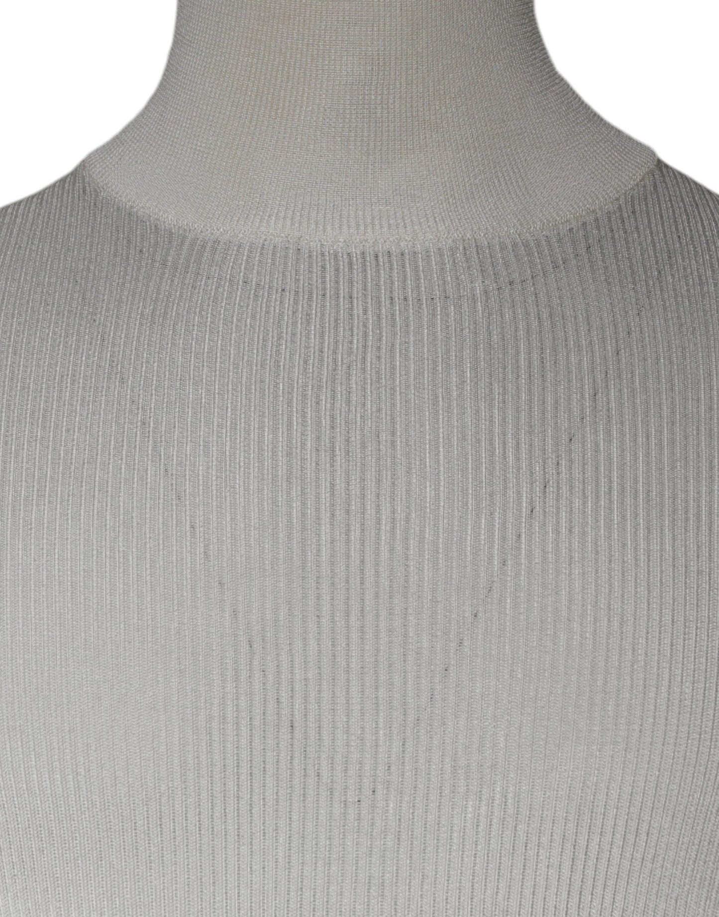 Dolce & Gabbana White Long Sleeve Turtleneck Men Pullover Men's Sweater (Pre-Owned)