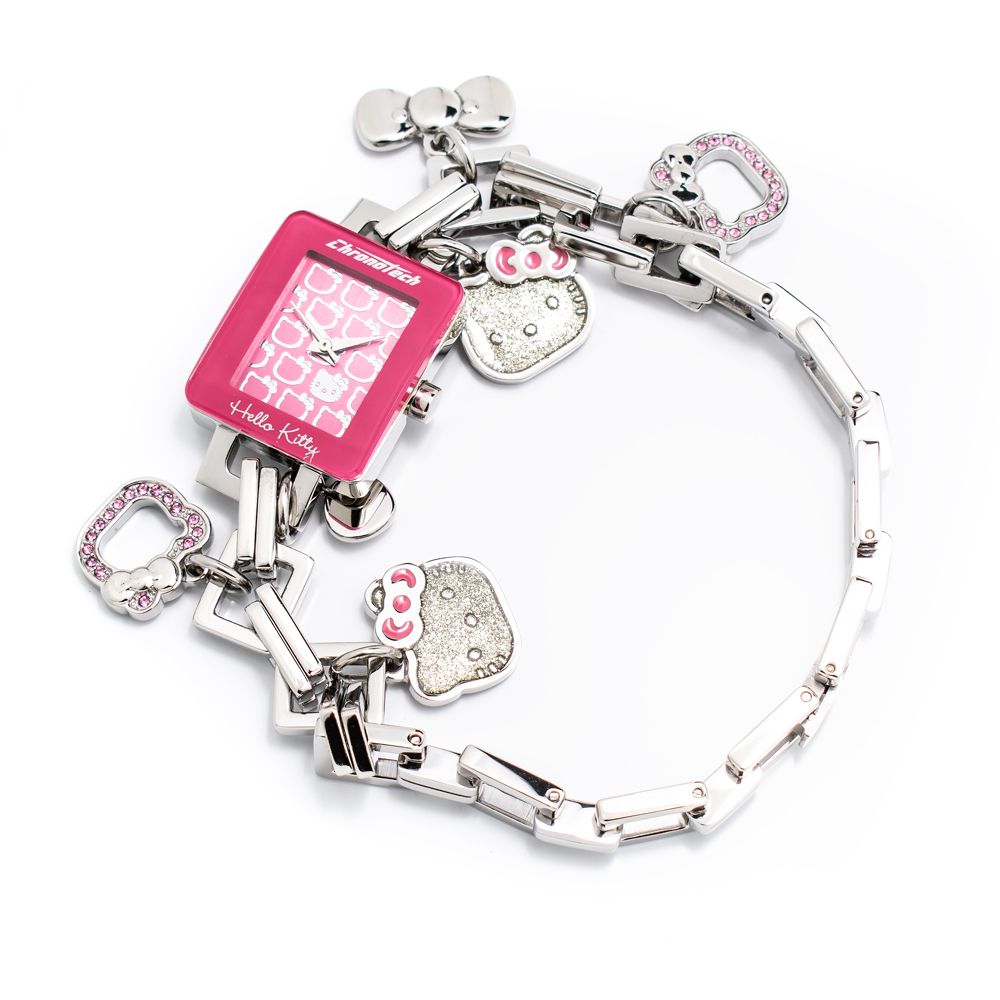 Chronotech Silver Stainless Steel Bracelet Women's Watch