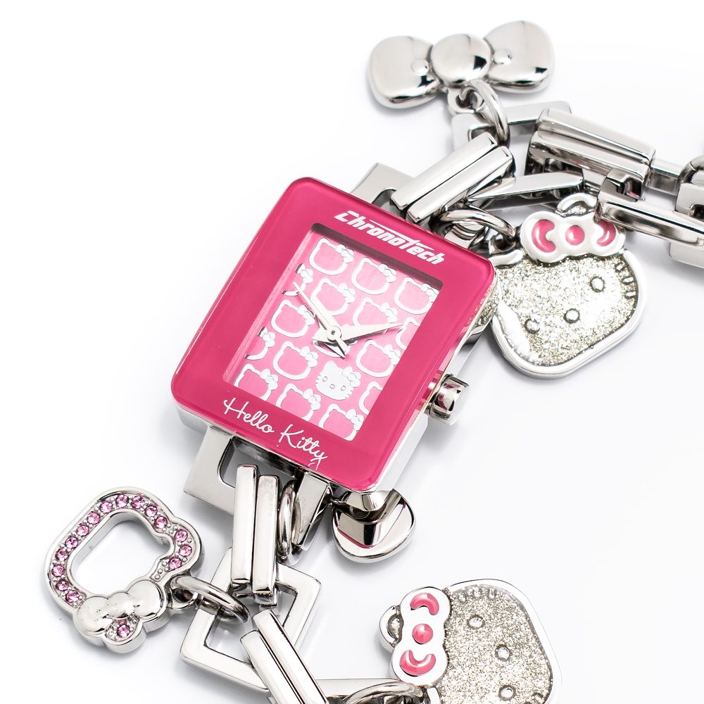 Chronotech Silver Stainless Steel Bracelet Women's Watch