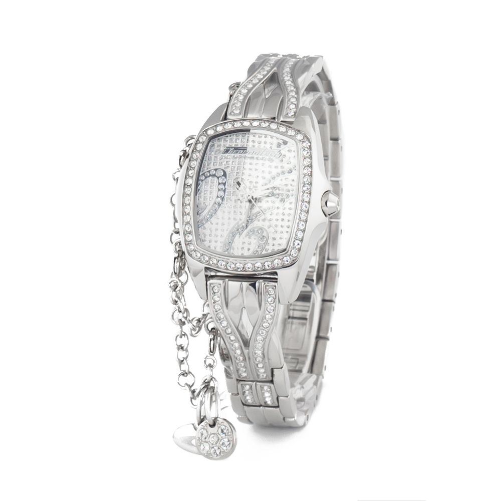 Chronotech Silver Stainless Steel Bracelet Women's Watch