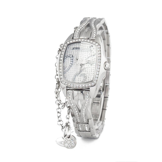 Chronotech Silver Stainless Steel Bracelet Women's Watch
