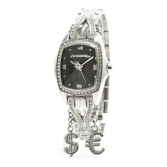 Chronotech Silver Stainless Steel Bracelet Women's Watch